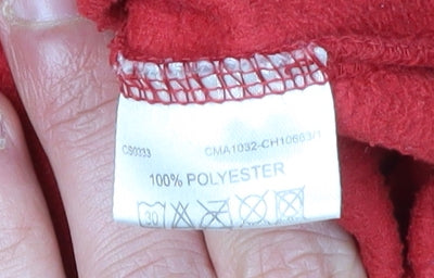 Craghoppers Men's Red 1/2 Zip Fleece Sweatshirt S