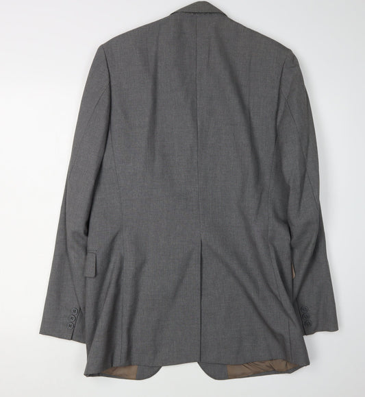 Austin Reed Men's Grey Suit Jacket Size 39L