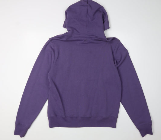 Adidas Men's Purple Pullover Hoodie S