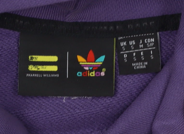 Adidas Men's Purple Pullover Hoodie S