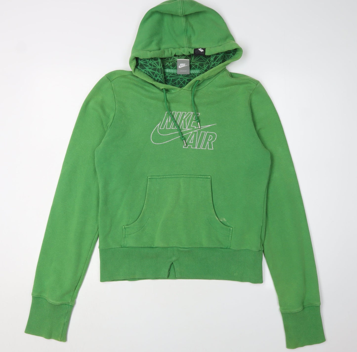 Nike Women's Green Pullover Hoodie Size L with Logo
