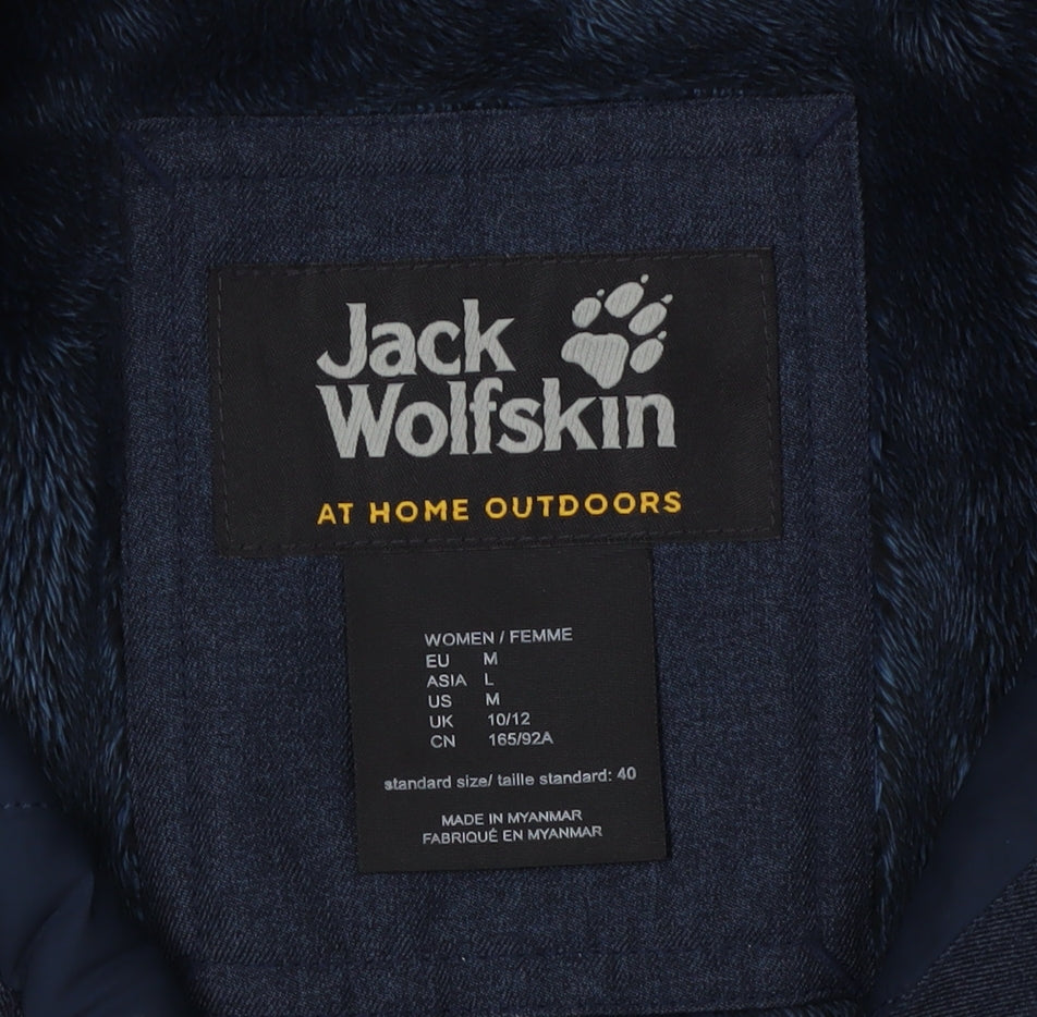 Jack Wolfskin Women’s Blue Parka Jacket M