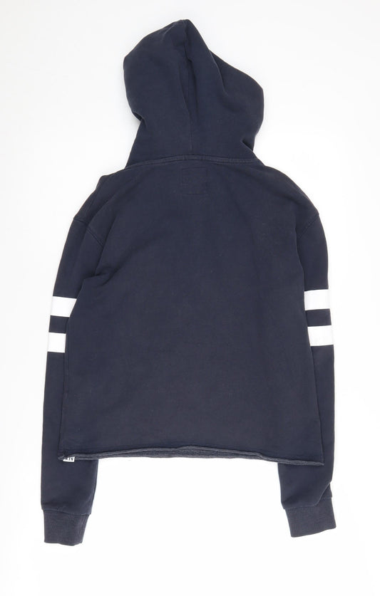 Superdry Women's Black XXS Hoodie Pullover with Logo