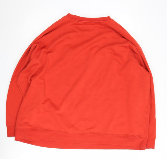 Disney Unisex Adults Red Mickey Mouse Christmas Sweatshirt 2XL