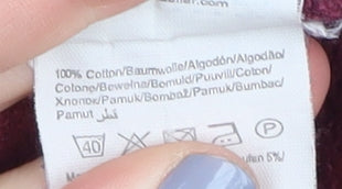 Jack & Jones Men's Red Graphic Sweatshirt, Crew Neck, Size Regular