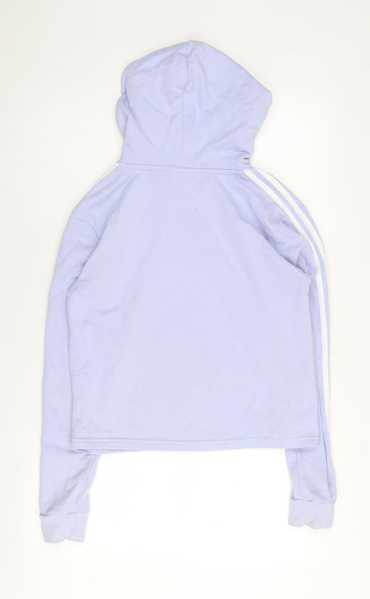 Adidas Women's Purple Hoodie, Size S - Sporty & Stylish