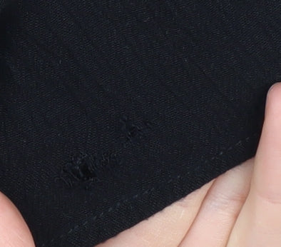 Whistles Women's Black Sleeveless Button-Up Shirt Size 10