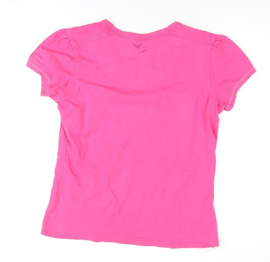 Womens UK Size 12 Regatta Pink 100% Cotton T-Shirt