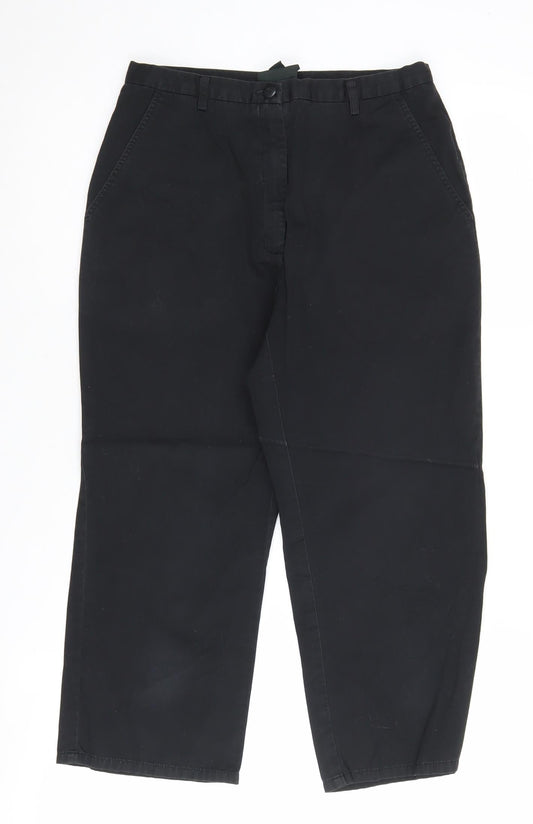 Laura Ashley Women’s Black Petite Trousers Size 10