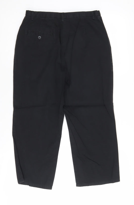 Laura Ashley Women’s Black Petite Trousers Size 10