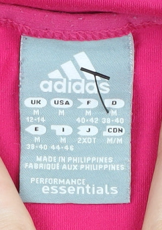 Adidas Women's Pink Short Sleeve T-Shirt M