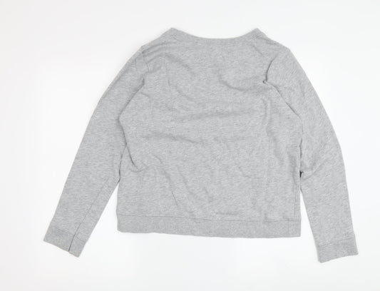 Calvin Klein Grey Logo Sweatshirt, M, Unisex Adults