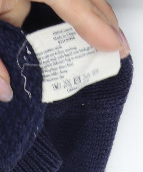 Jack Wills Men's Blue Full Zip Hoodie, Medium, Cotton Knit