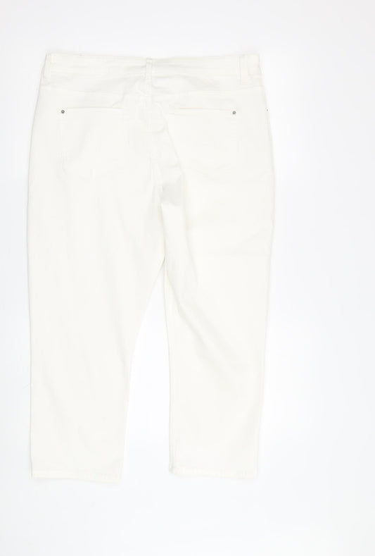 Marks and Spencer Women's White Skinny Jeans Size 14