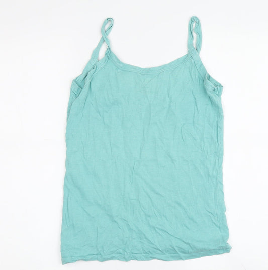 Fat Face Women's Green Camisole Tank Top - Size 10