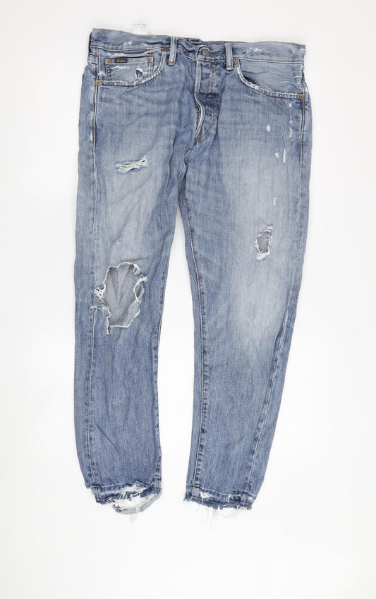 Polo Ralph Lauren Men's Blue Straight Jeans, Size 32