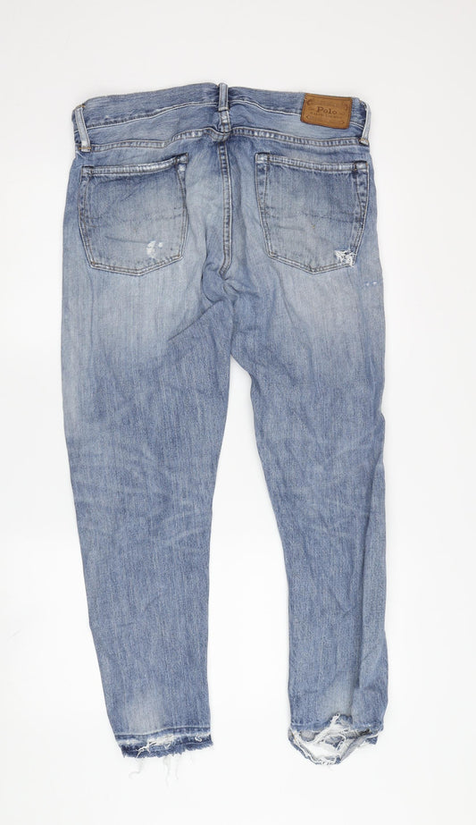 Polo Ralph Lauren Men's Blue Straight Jeans, Size 32