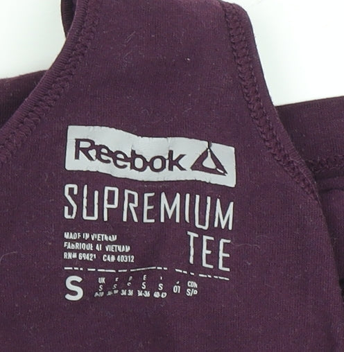 Reebok Women's Purple Gym Tank Top Athletic S