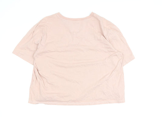 Superdry Women's Pink Relaxed T-Shirt UK 10