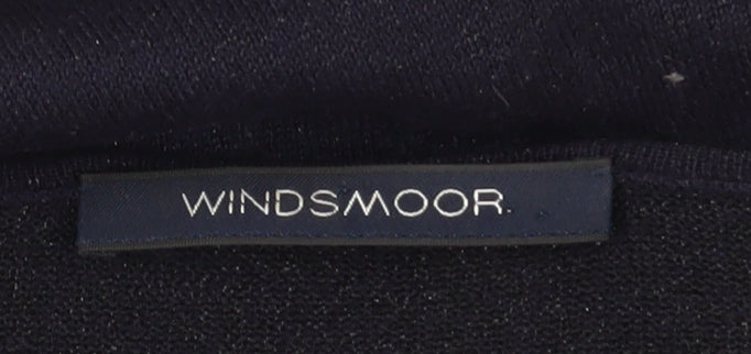 Windsmoor Women's Blue Beaded Knit Top S