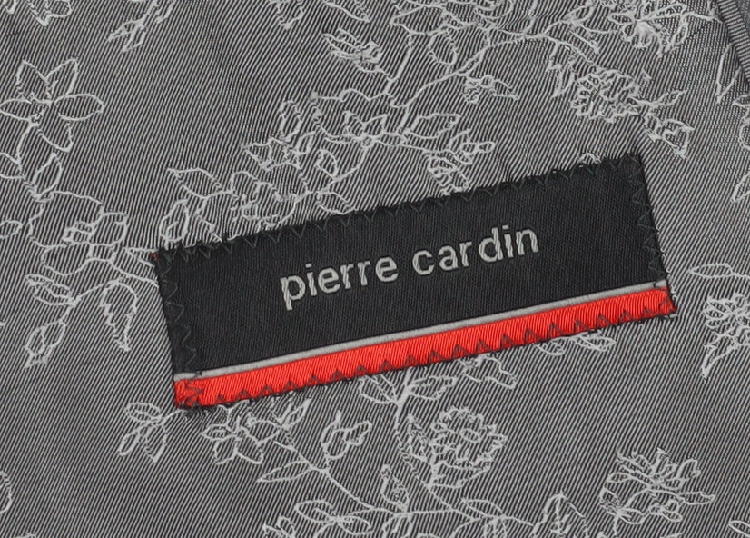 Pierre Cardin Men's Grey Wool Blazer 44 Regular