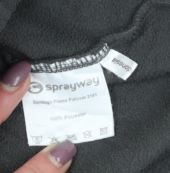 Sprayway Black Fleece Pullover Medium - Unisex Outdoor