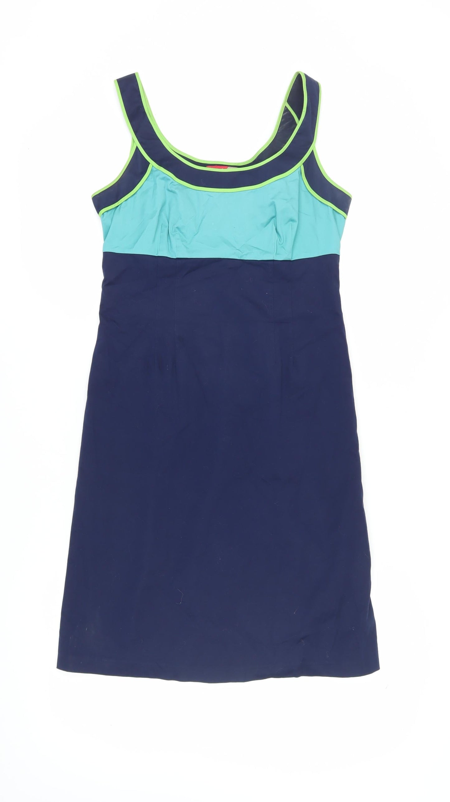 Boden Women's Blue Sheath Dress, Size 12, Spring Style