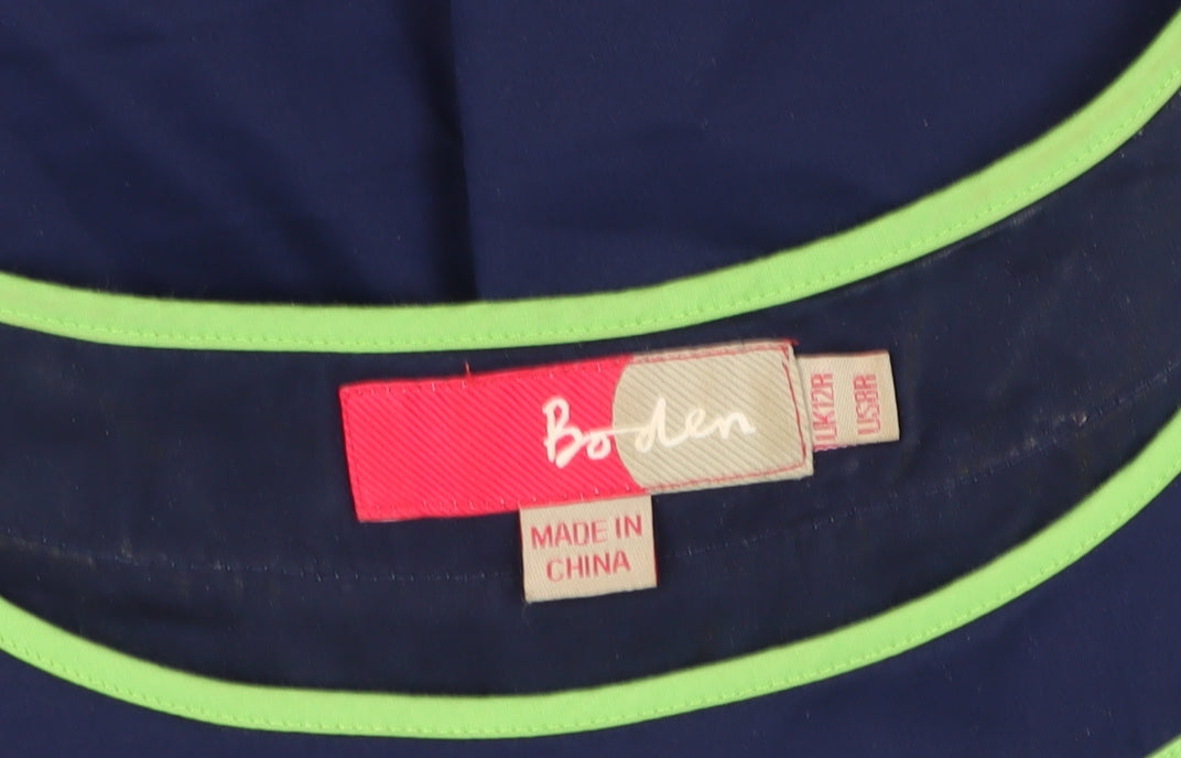 Boden Women's Blue Sheath Dress, Size 12, Spring Style