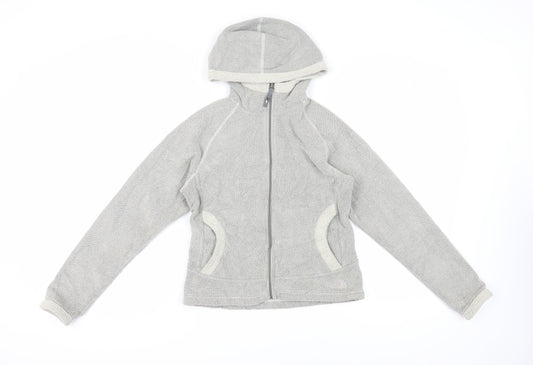 The North Face Women's Grey Hooded Jacket XS
