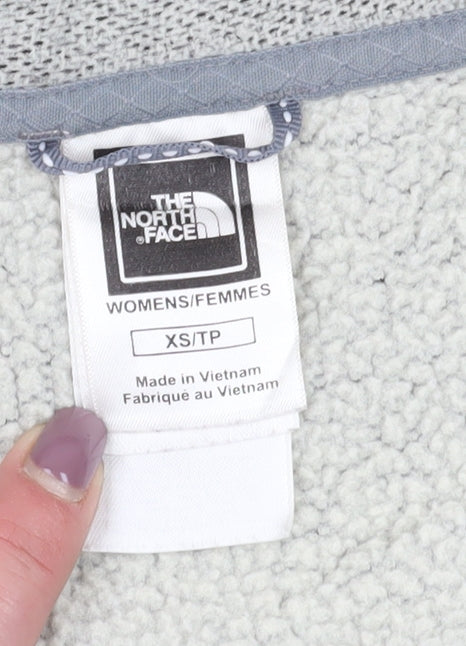 The North Face Women's Grey Hooded Jacket XS