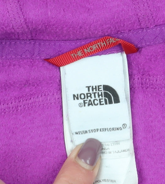 The North Face Women's Purple Pullover Hoodie L