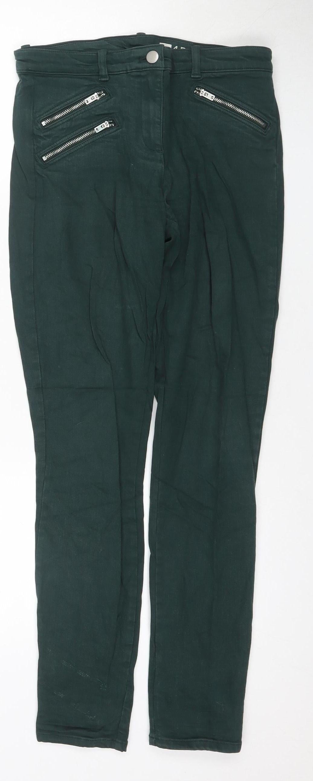 Gap Women's Green Skinny Jeans, Size 4, Cotton Blend