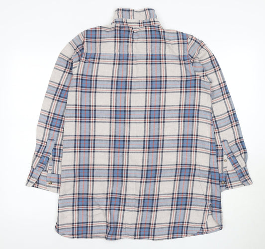 Fat Face Women's Multicoloured Plaid Button-Up Shirt