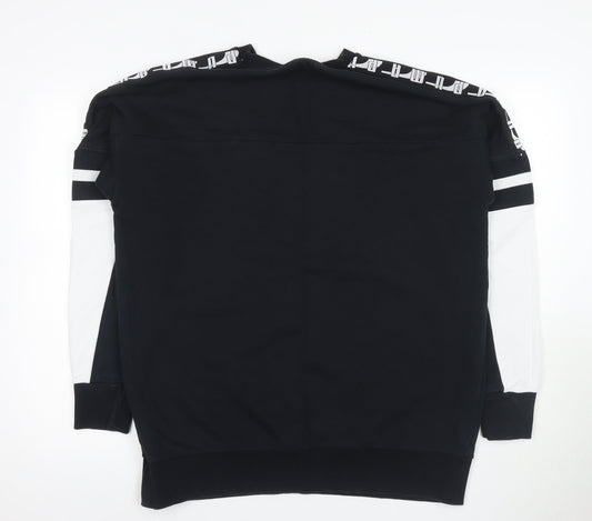 Puma Men's Black Graphic Pullover Sweatshirt L