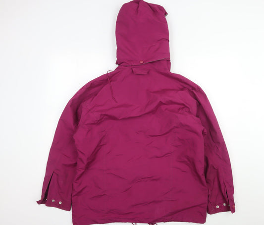 Nordic Alpine Women's Pink Parka Jacket M, Waterproof