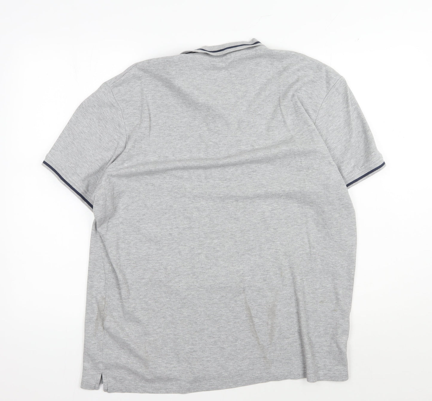 Jack & Jones Men's Grey 2XL Polo Shirt