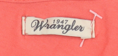 Wrangler Women’s Red Scoop Neck T-Shirt S