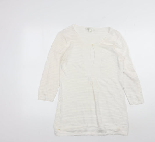 Womens UK Size S Banana Republic White Cotton Tunic