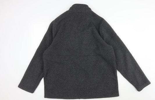 Cotton Traders Men's Grey Full Zip Jacket L
