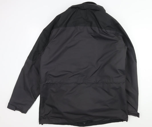 Regatta Men's Black Mid-Length Jacket, Size L