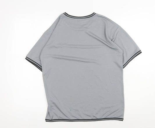 Bekkin Boys Grey T-Shirt 13-14 Years Jersey Crew Neck
