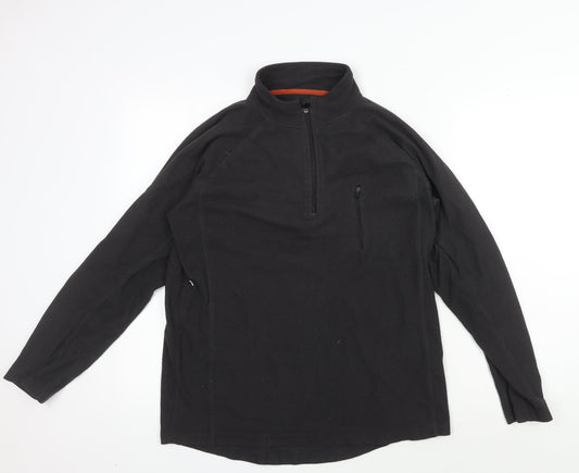 Peter Storm Men's Black 1/2 Zip Pullover - Size S
