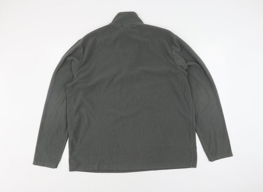 Mountain Warehouse Men's Grey Fleece Pullover Sweatshirt L