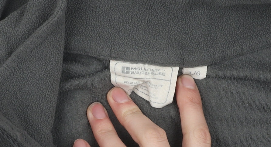 Mountain Warehouse Men's Grey Fleece Pullover Sweatshirt L