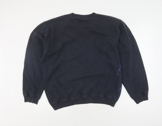 Nike Men's Blue Pullover Sweatshirt L V-Neck