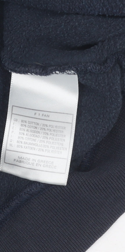 Nike Men's Blue Pullover Sweatshirt L V-Neck