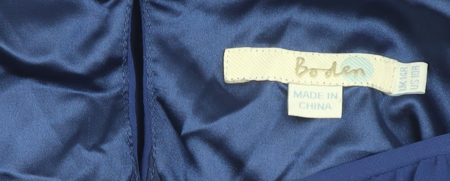 Boden Women's Blue Fit & Flare Dress, Size 12