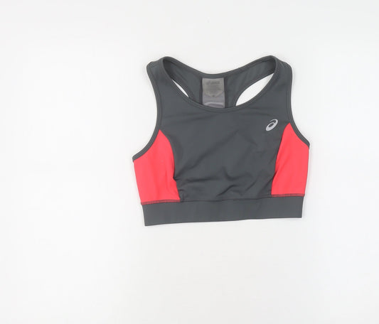 Asics Women's Black Red Running Tank Top M Athletic