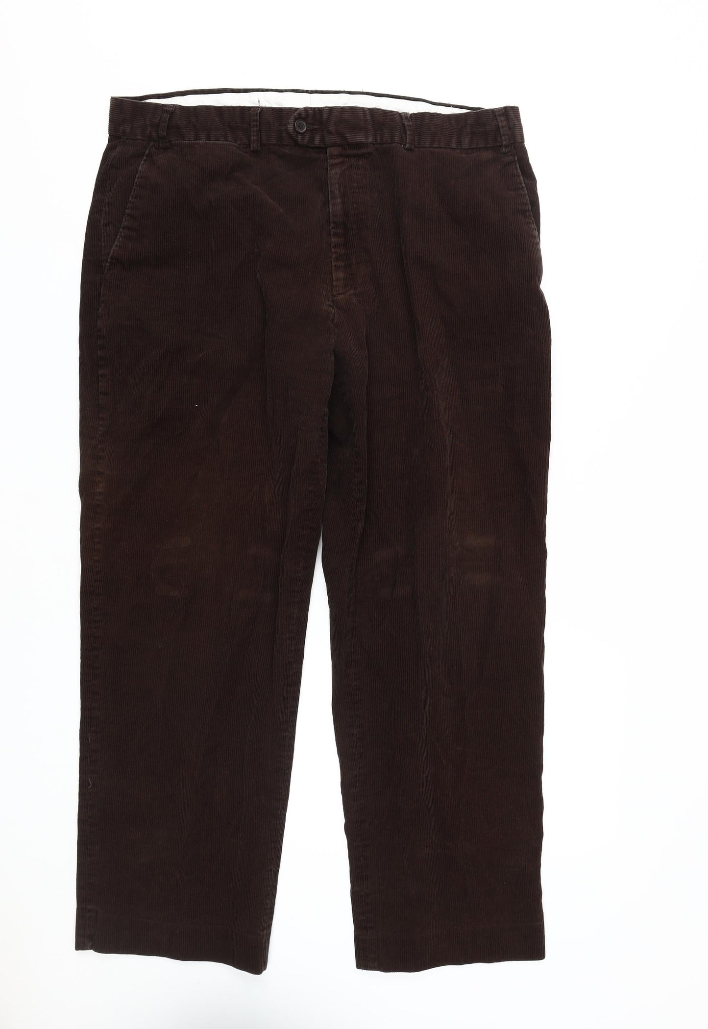 James Pringle Men's Brown Corduroy Trousers 38W 29L