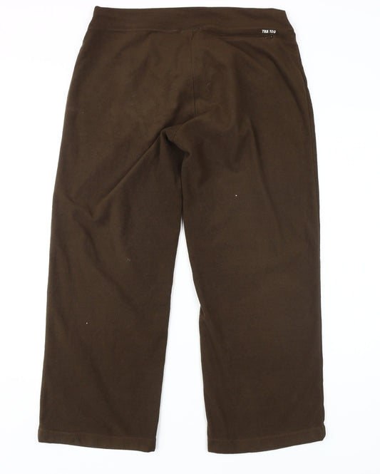 The North Face Women's Brown Relaxed Trousers, Size L